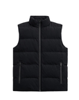 Oppvarmet vattert vest for herre – svart – Dual Heating