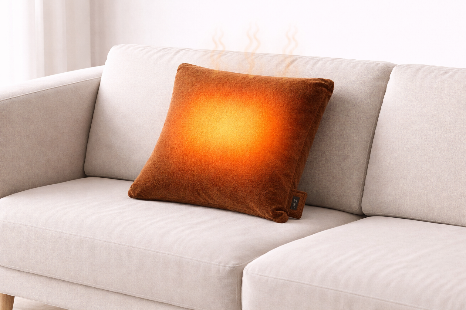 Oppvarmet pute – PlushHeat