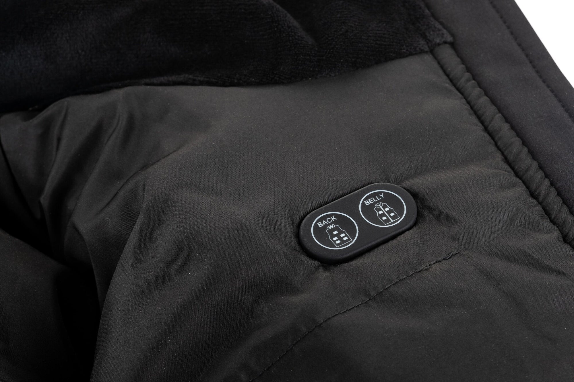 Oppvarmet vattert vest for dame – svart – Dual Heating