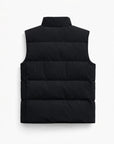 Oppvarmet vattert vest for herre – svart – Dual Heating